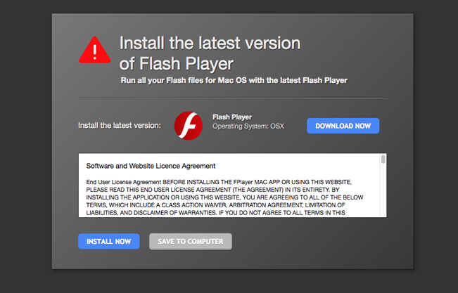 is there a safe version of adobe flash player for mac